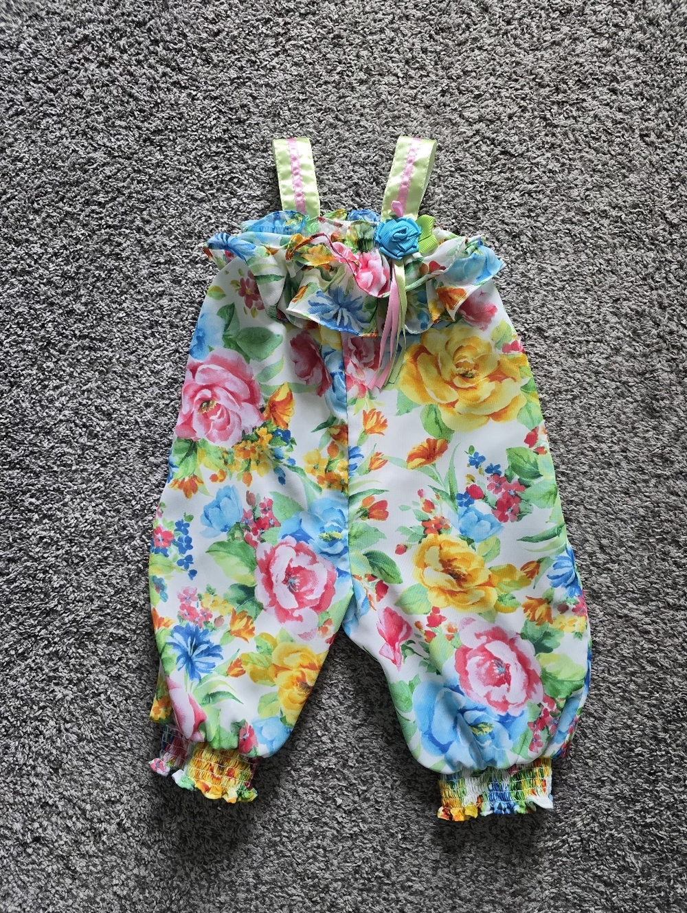 Bonnie Jean Floral Party Pants Size 4T